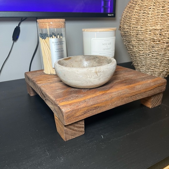 Other - Rustic Wooden Rise Handmade.10x10x2.75 inches